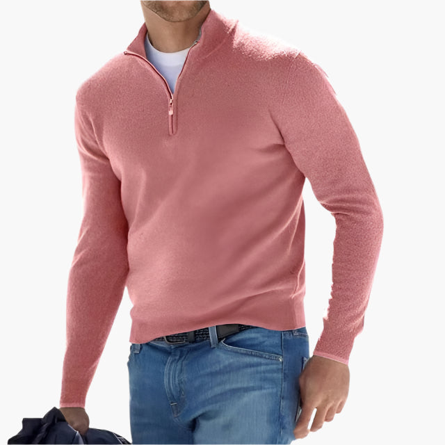 Drune | Strickpullover mit Reißverschluss - Eleganter Freizeit- und Business-Look