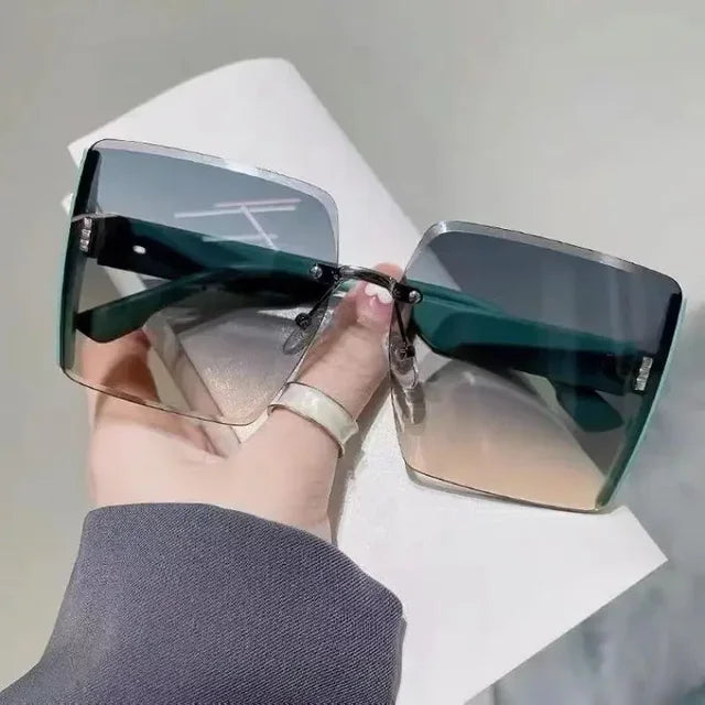 Drune | Stilvolle Quadratische Weinlese Sonnenbrille Für Damen