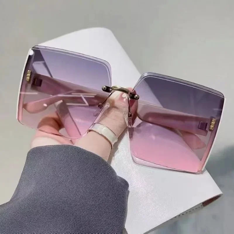 Drune | Stilvolle Quadratische Weinlese Sonnenbrille Für Damen