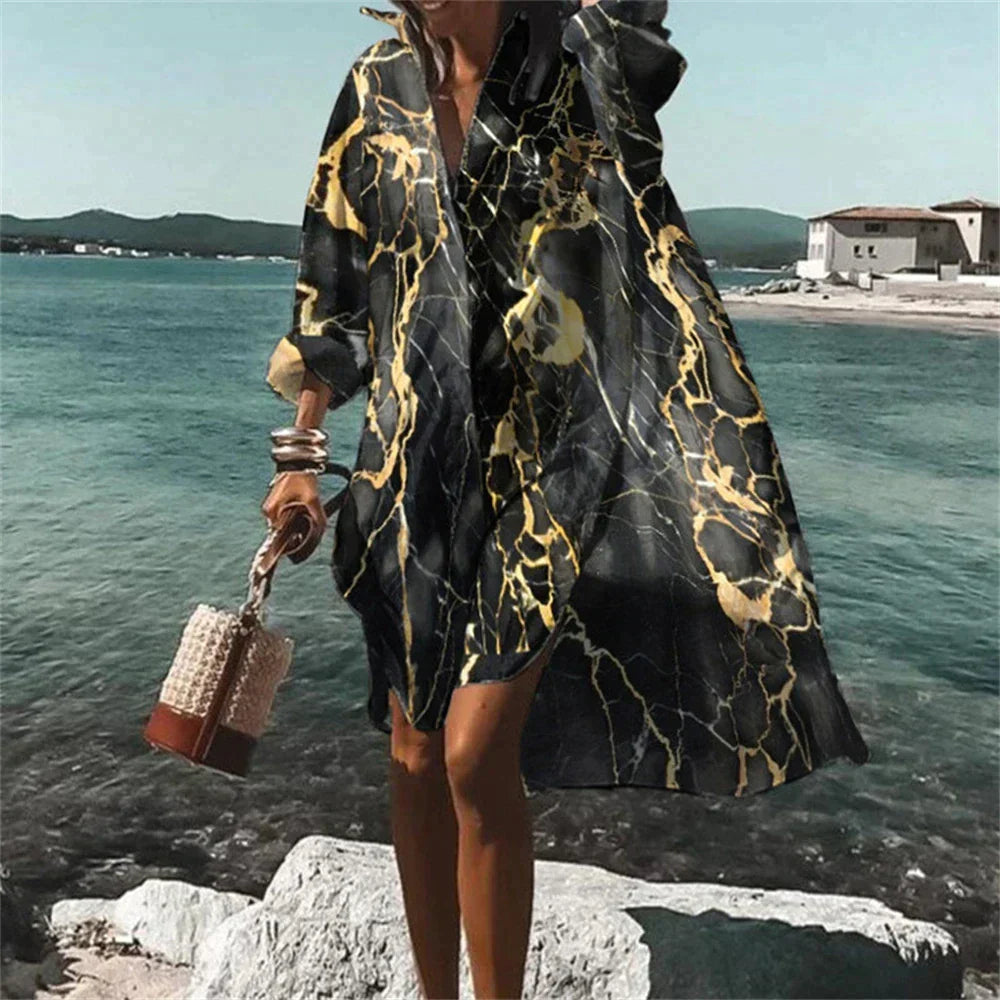 Elegantes und modisches Strandkleid
