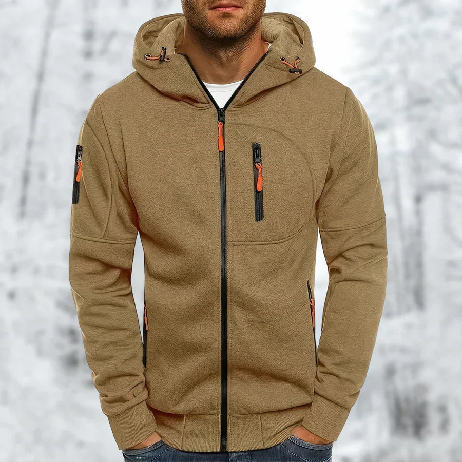 Drune | Gemütliche Hoodie-Jacke mit einem eleganten City-Look