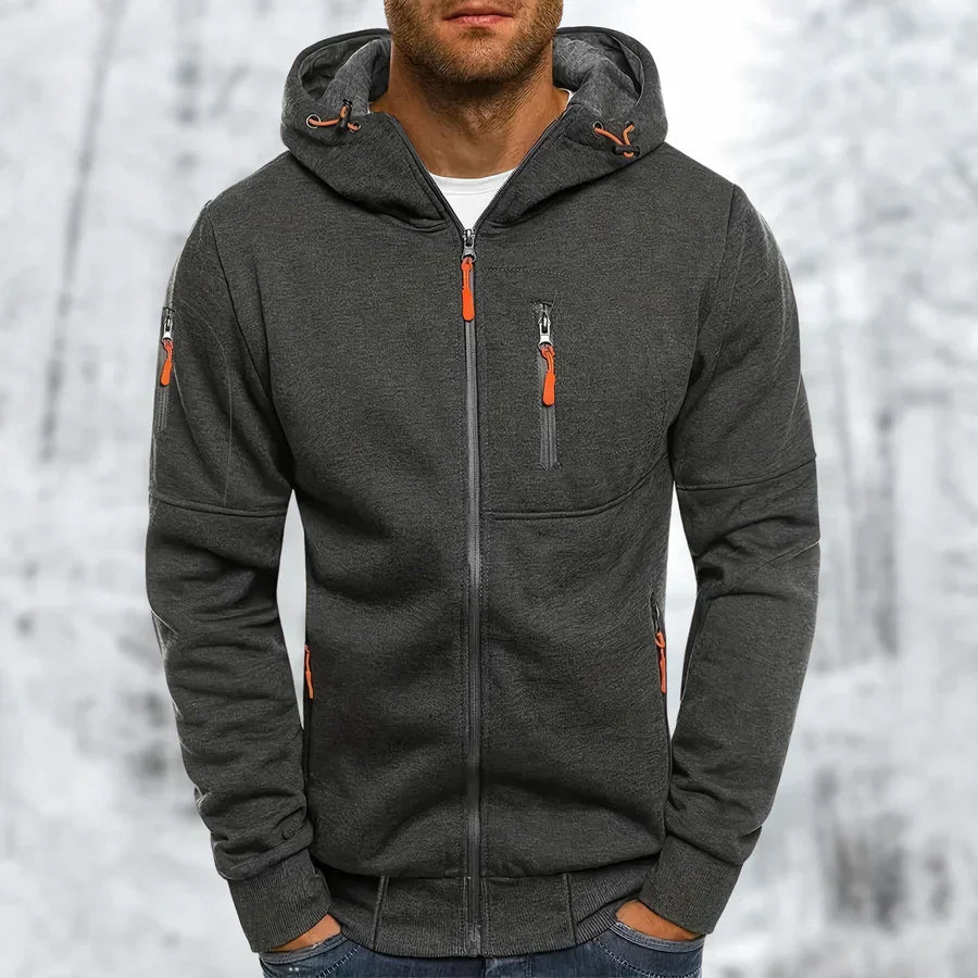 Drune | Gemütliche Hoodie-Jacke mit einem eleganten City-Look