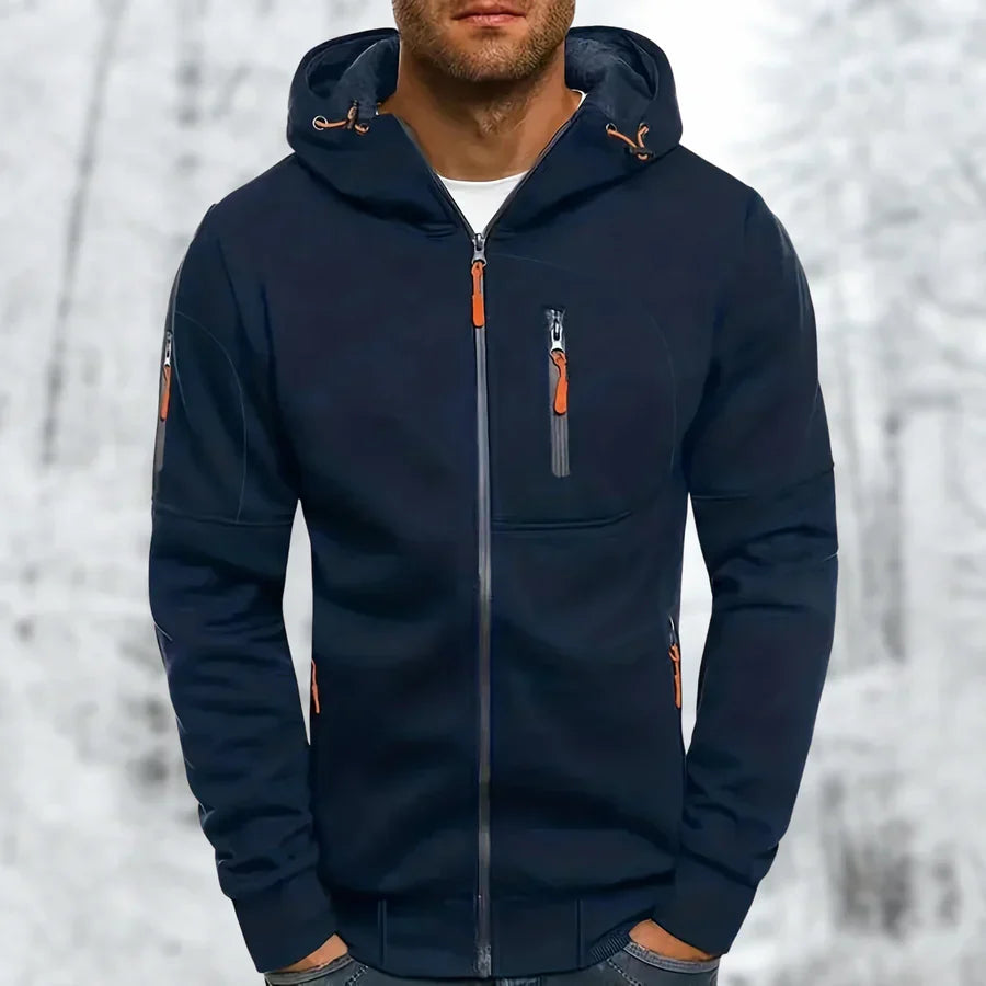 Drune | Gemütliche Hoodie-Jacke mit einem eleganten City-Look
