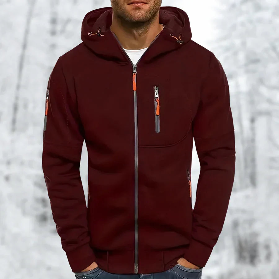 Drune | Gemütliche Hoodie-Jacke mit einem eleganten City-Look