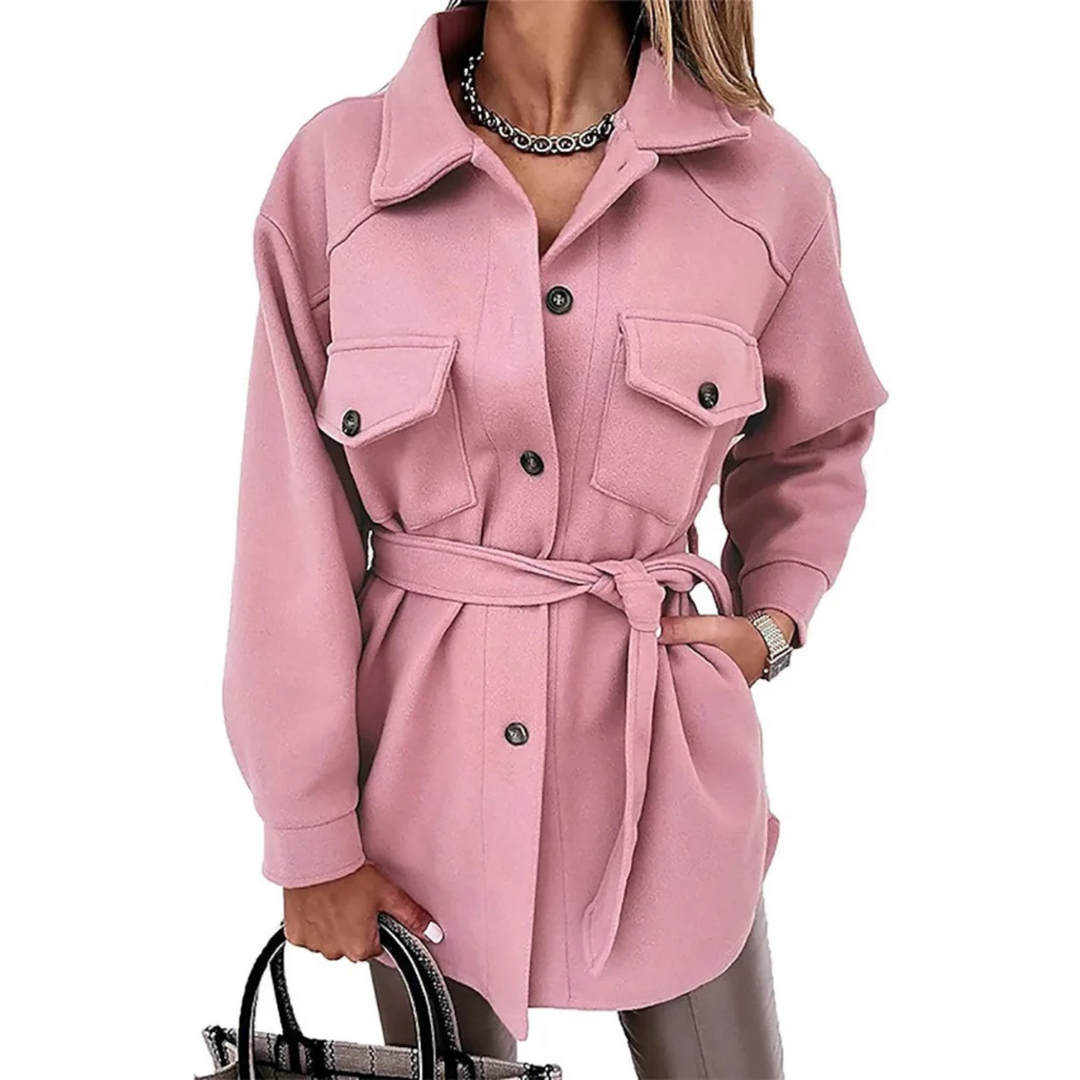 Drune | Sommerjacke für Damen mit Knöpfen, Kragen und Taschen