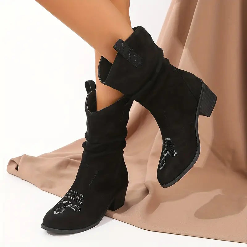 Drune | Retro Slouchy Cowboyboots