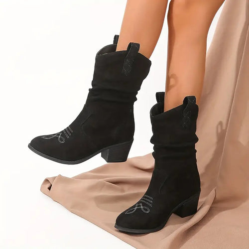 Drune | Retro Slouchy Cowboyboots