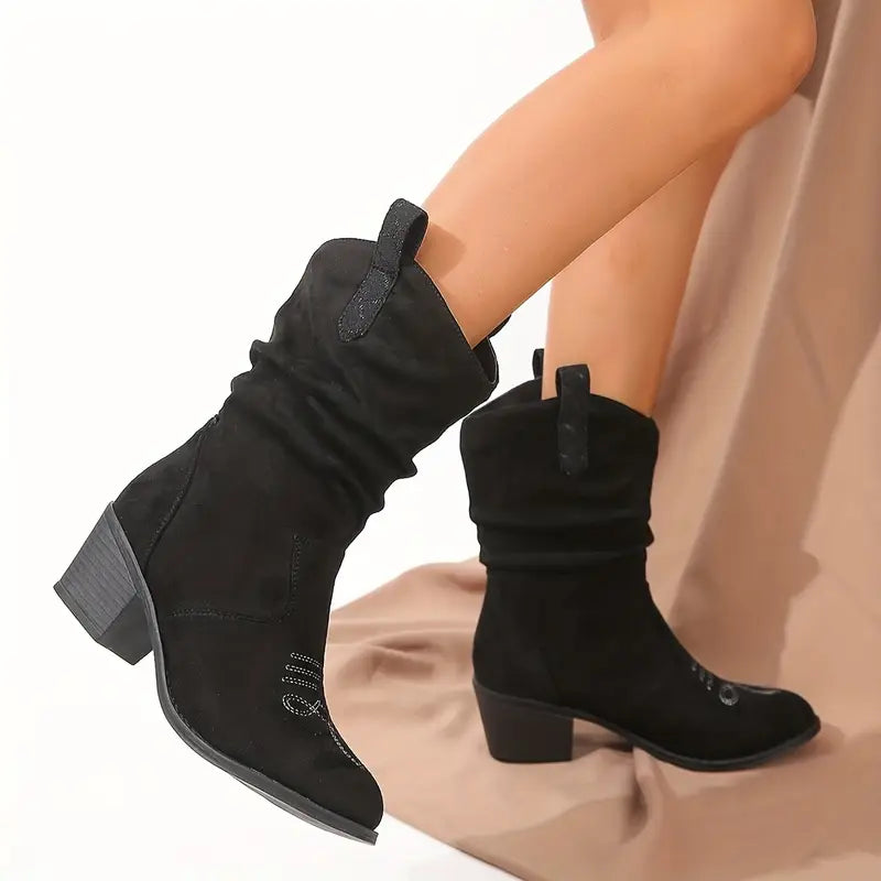 Drune | Retro Slouchy Cowboyboots