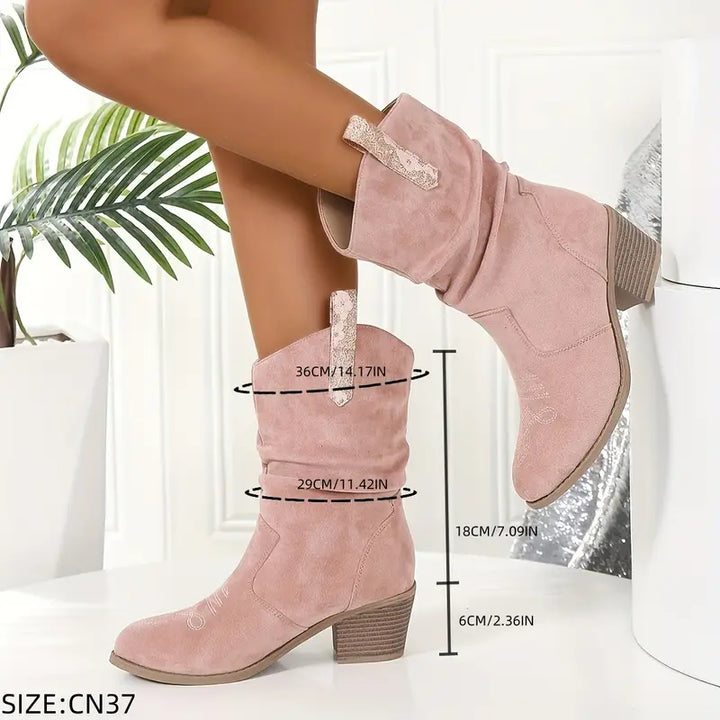 Drune | Retro Slouchy Cowboyboots