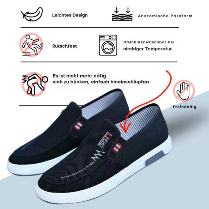Urban Canvas Schuhe mit gestreiftem Innenfutter Drune Drune