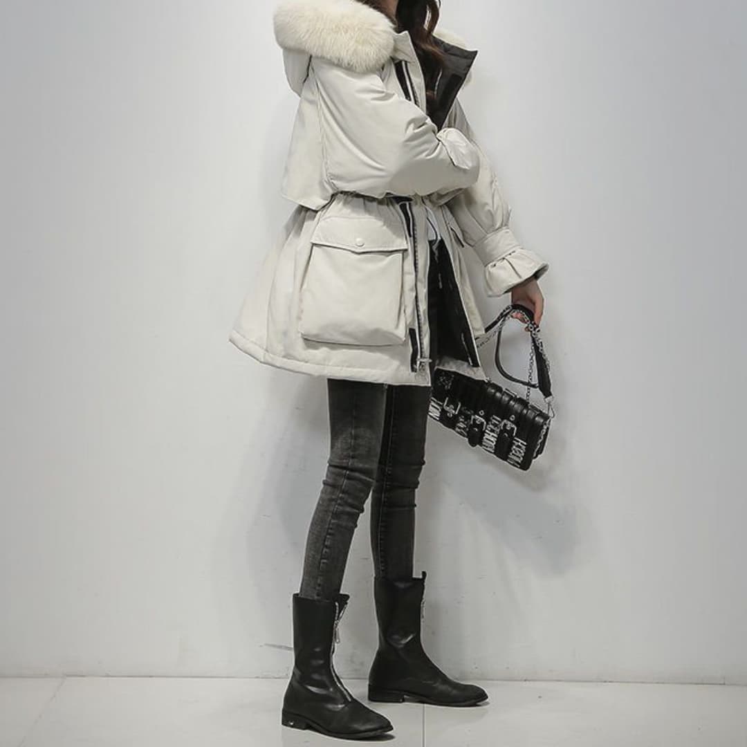 Drune | Winterparka mit Pelz für Frauen