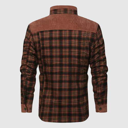 Drune | Karierte Sherpa Outdoor Jacke