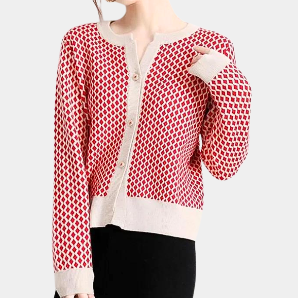 Drune | Elegante, Weiche Strickjacke für Frauen