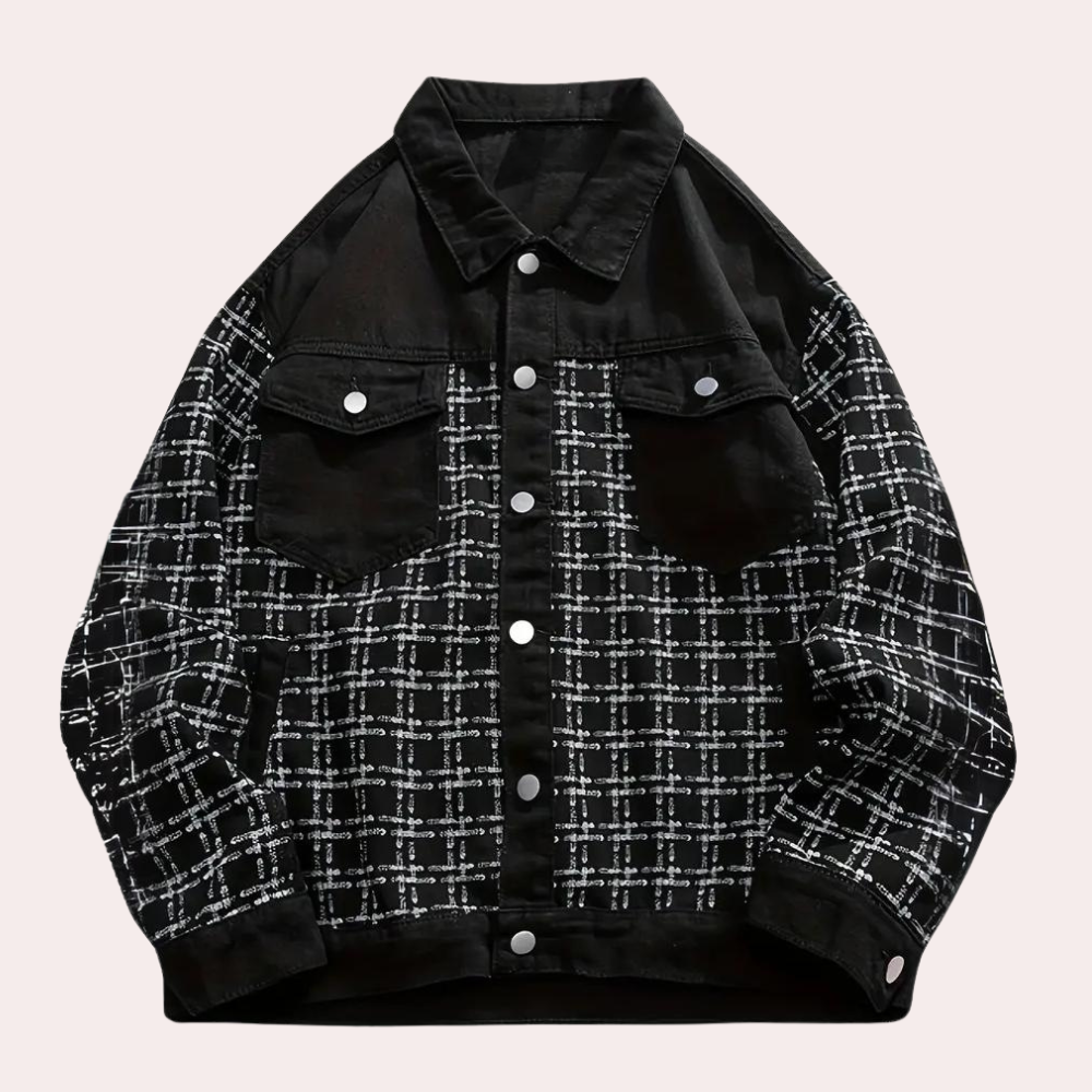 Drune | Denim Jeansjacke Für Männer Im Vintage Look
