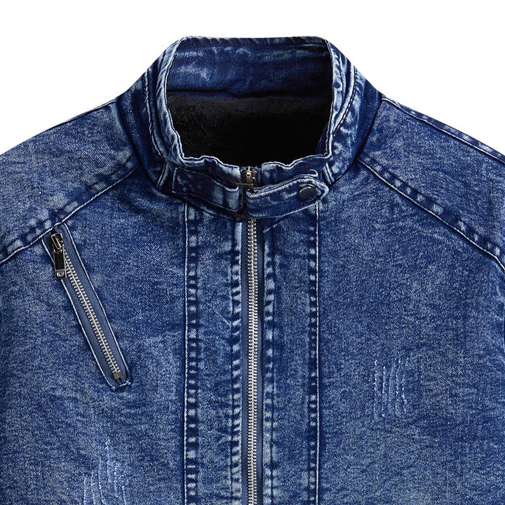 Herren Denimjacke mit Seitentaschen Drune