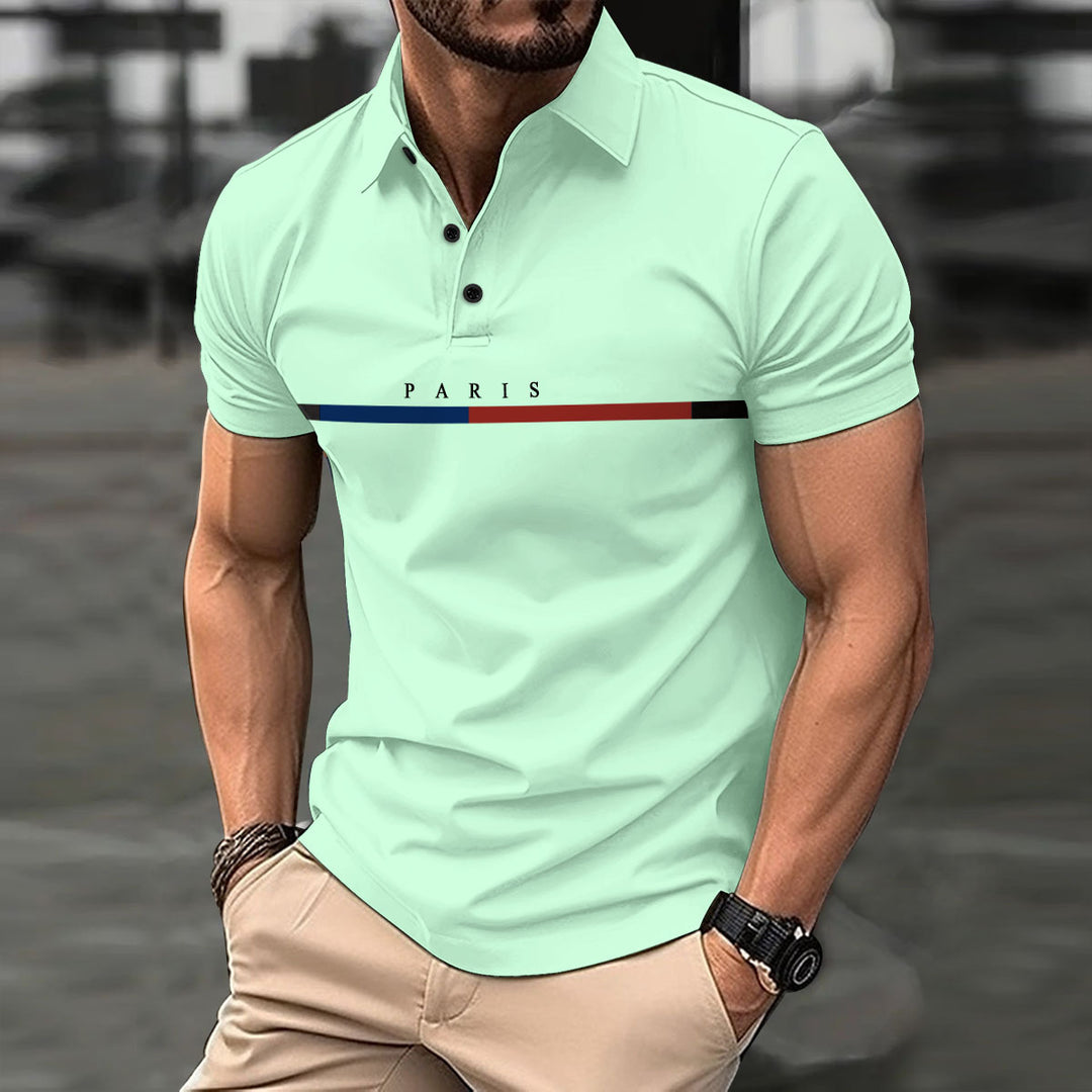 Herren Freizeit Polo Shirt Drune