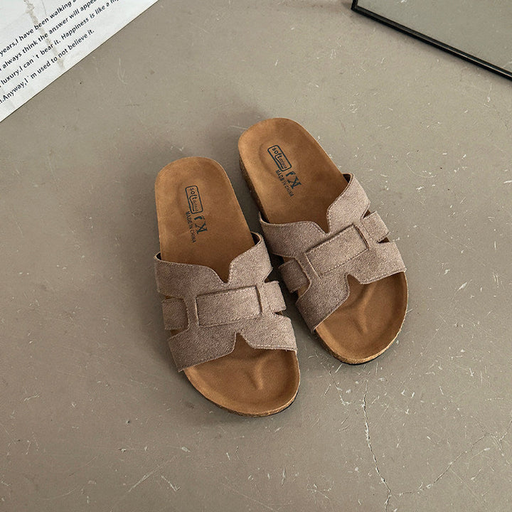 Damen Clogs mit geflochtenem Design und anatomisch geformtem Fußbett Drune