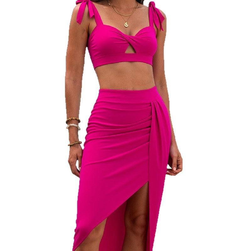 Damen Bikini-Set mit modischem Wickelrock Drune