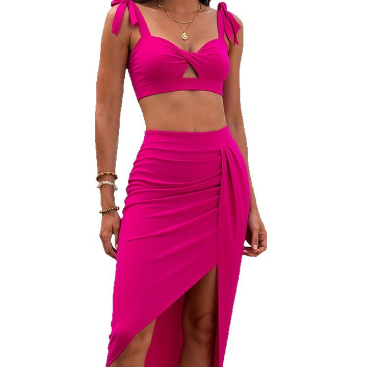 Damen Bikini-Set mit modischem Wickelrock Drune