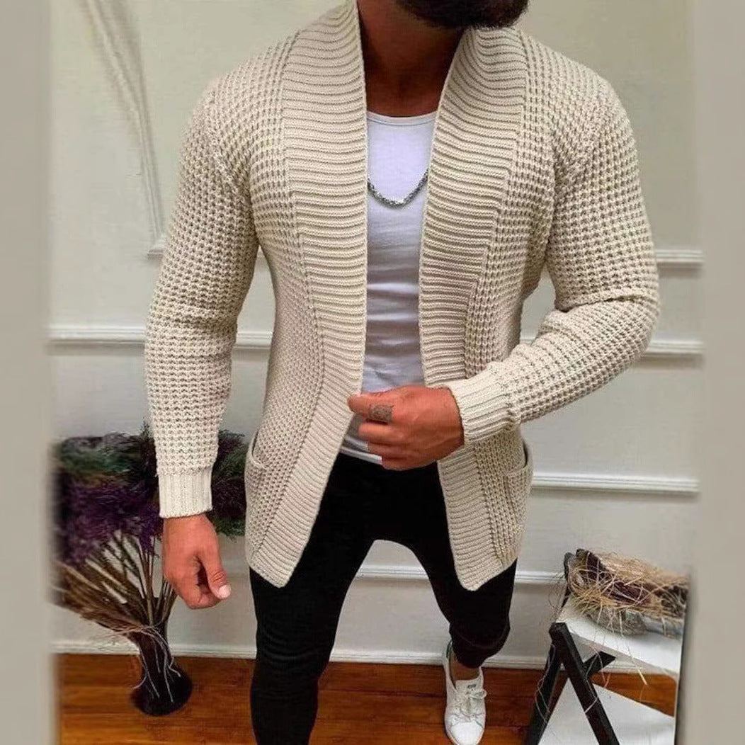 Herren Strickjacke mit modernem Schnitt Drune
