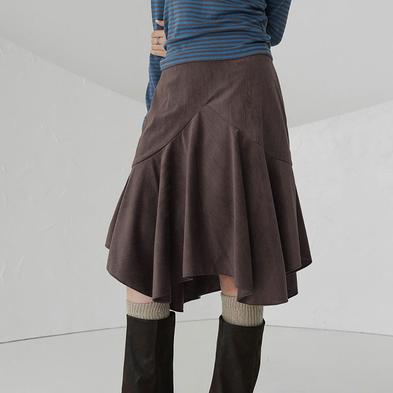 Damen Eleganter ausgestellter Rock mit raffinierter Silhouette Drune