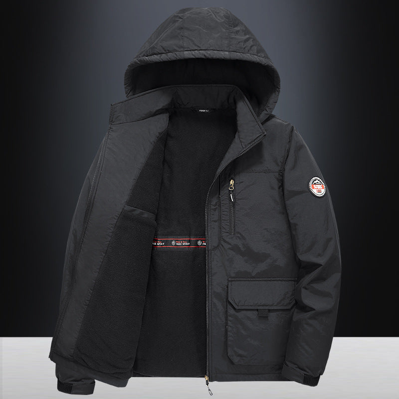 Herren Technische Übergangsjacke mit Fleece-Innenfutter Drune