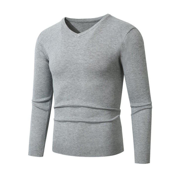 Herren eleganter V-Ausschnitt Pullover aus hochwertiger Baumwolle Drune
