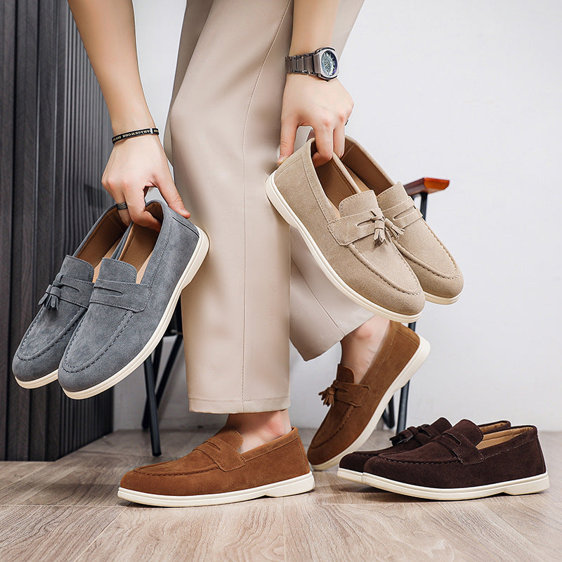 Herren Elegante Mokassins mit Quasten Drune