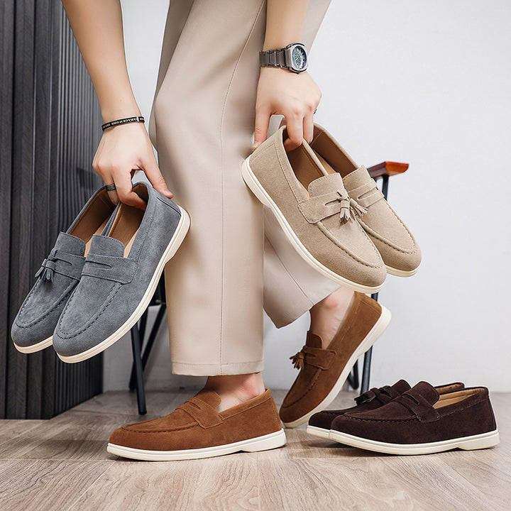 Herren Elegante Mokassins mit Quasten Drune