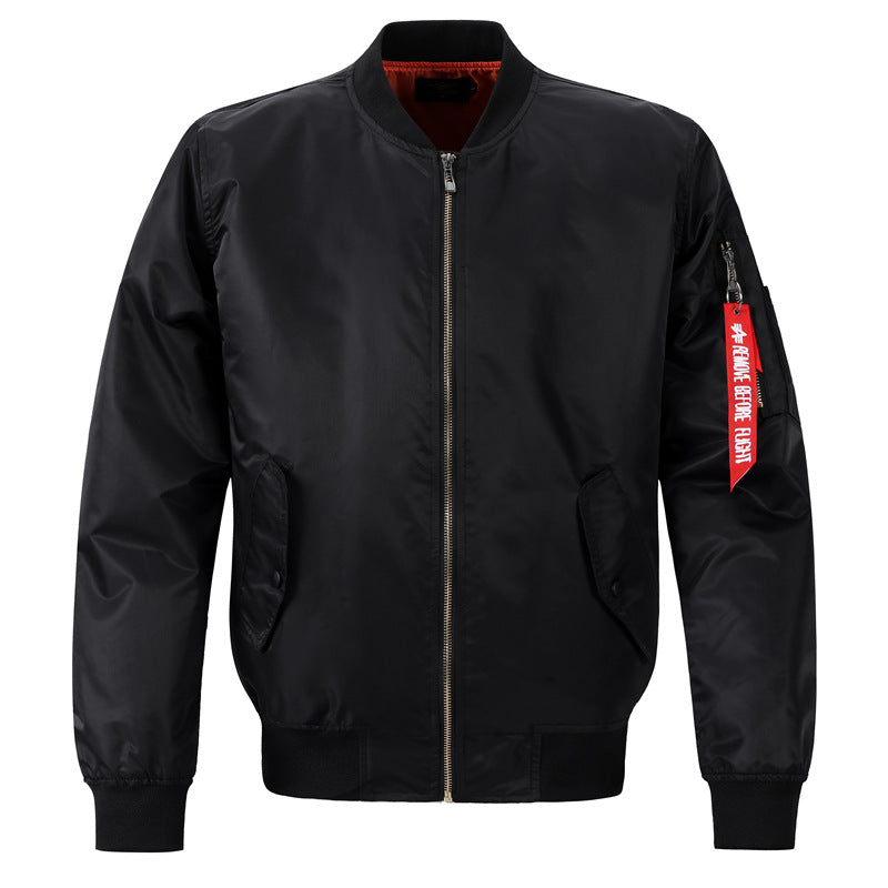Herren Modische Bomberjacke mit praktischen Taschen Drune