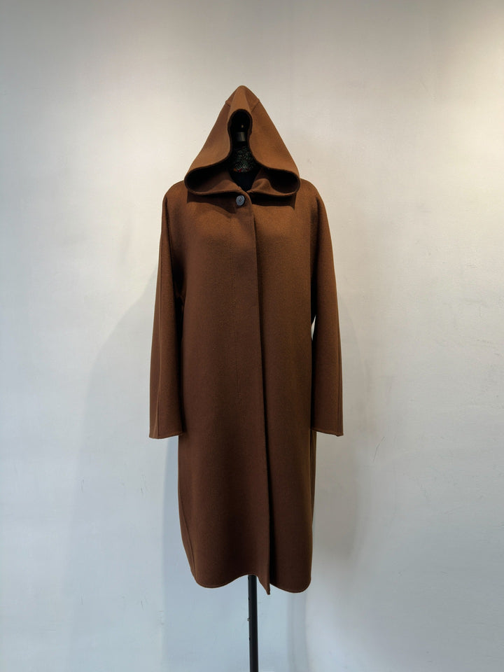 Damen Eleganter Kapuzen-Wickelmantel Drune