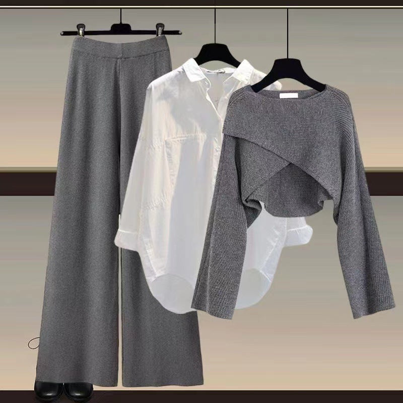 Drune - Bequemes dreiteiliges Langarmset