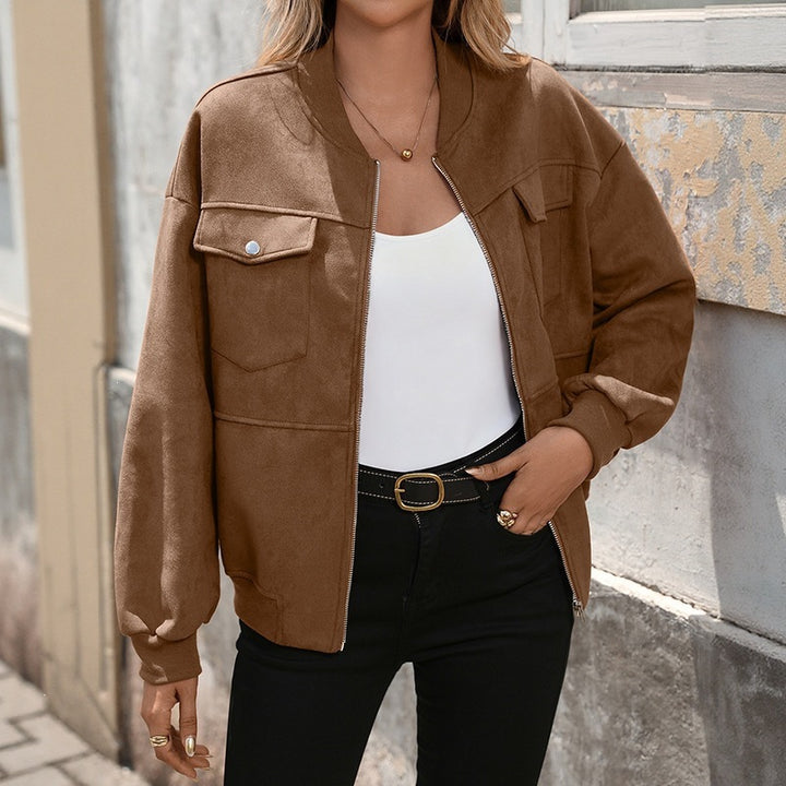 Damen Oversized Bomberjacke Drune