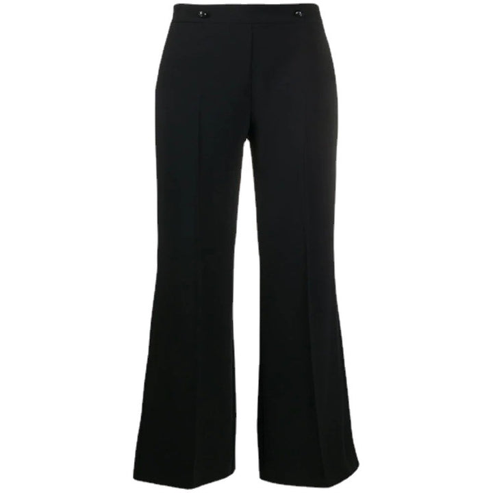 Damen Hochtaillierte Tailoring-Palazzohose mit Bügelfalte und weitem Bein Drune