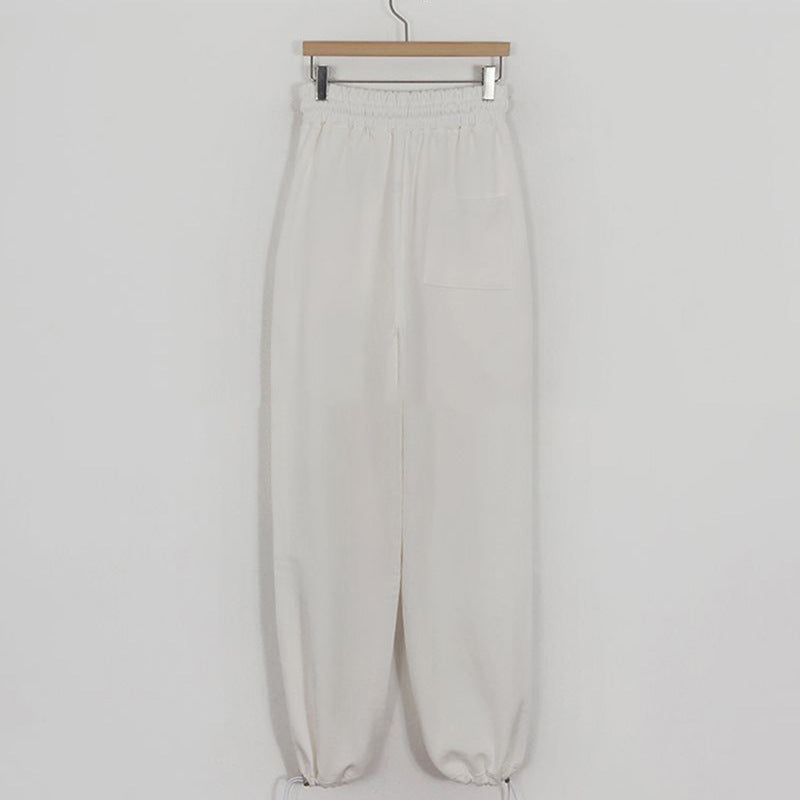 Damen komfortable, weit geschnittene Sweatpants mit elastischem Bund Drune