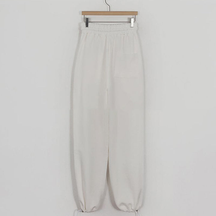 Damen komfortable, weit geschnittene Sweatpants mit elastischem Bund Drune