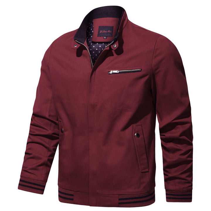 Herren Modische Collegejacke Drune