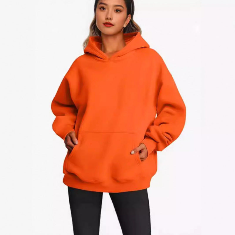 Damen Oversized Kapuzenpullover Drune