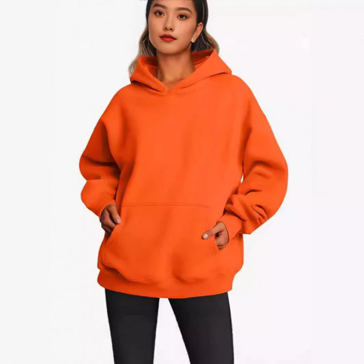 Damen Oversized Kapuzenpullover Drune