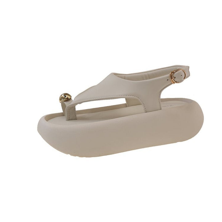Damen modische Sling-Sandalen mit flexibler Sohle und elegantem Riemchen Drune