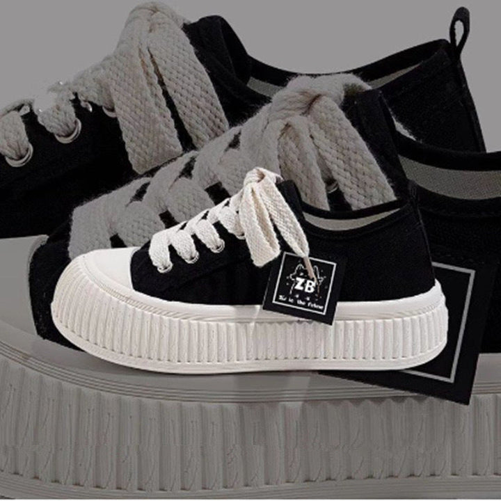 Damen Sneaker mit trendiger Plateau-Sohle und komfortablem Obermaterial Drune