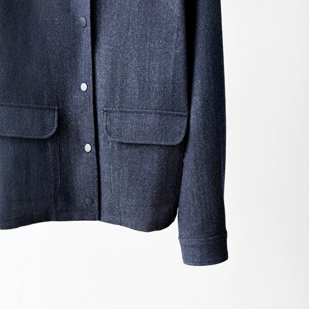 Damen Modische Jacke mit Knöpfen und praktischen Taschen Drune