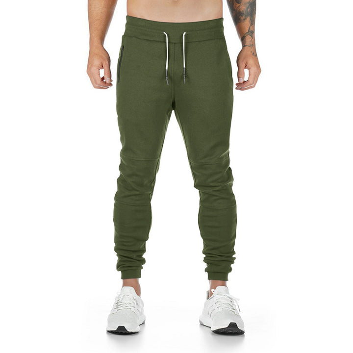 Herren Tapered-Sweat-Jogger mit Knie‑Paneel, verdeckten Reißverschlusstaschen & Komfortbund Drune