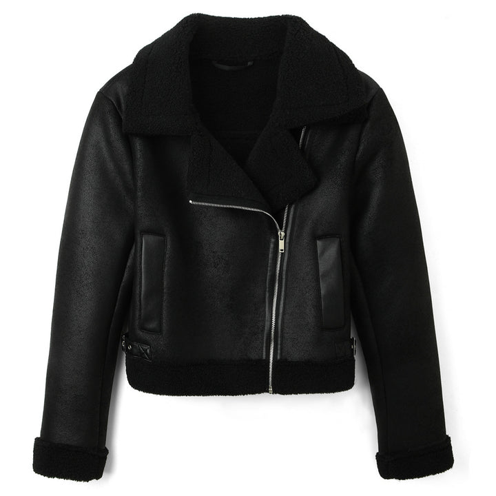 Damen Kurze Motorradjacke Drune
