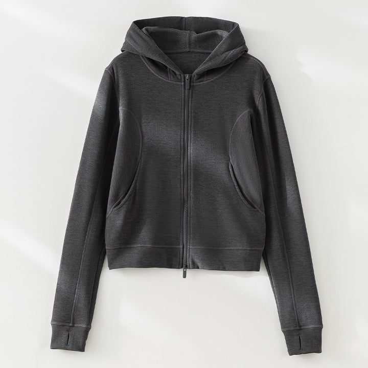 Damen Weite Komforthose mit hohem elastischem Bund und seitlichen Eingrifftaschen Drune