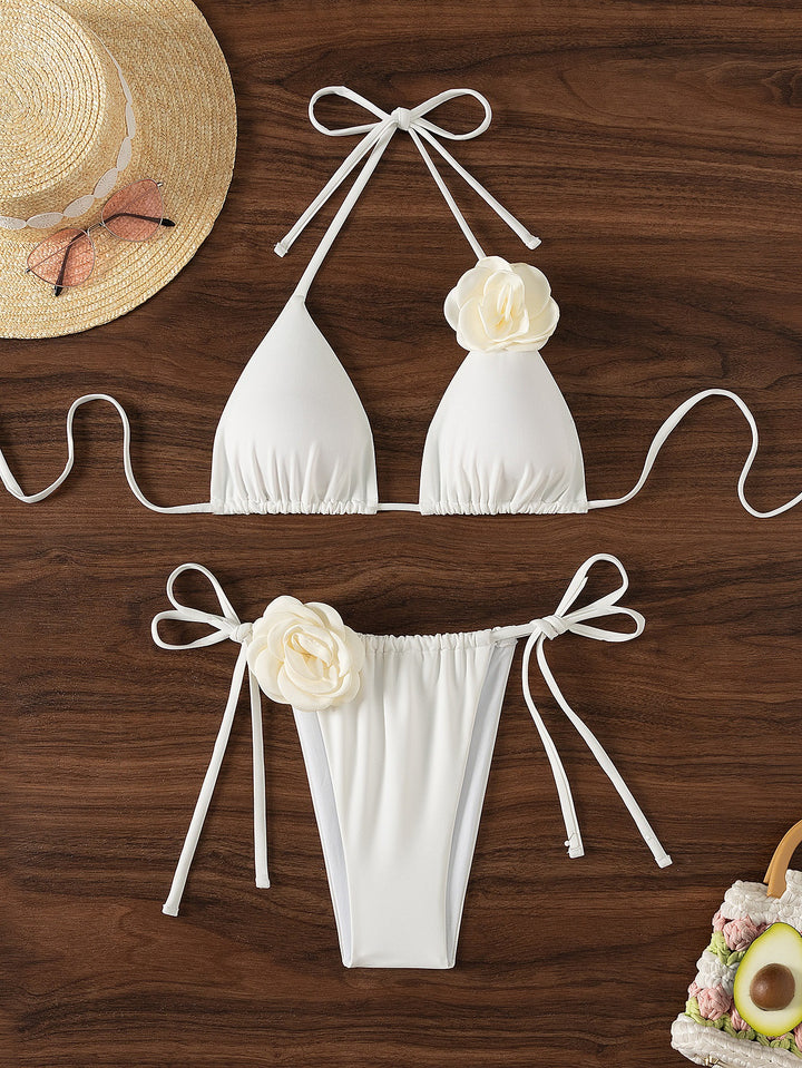Damen Triangel-Bikini mit eleganten Rüschendetails Drune