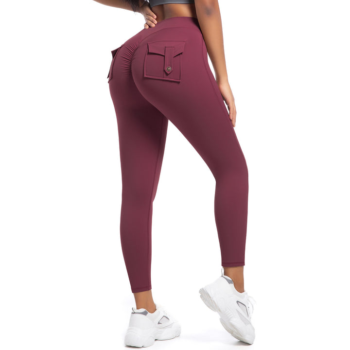 Damen Kompressionsleggings mit hoher Taille und praktischen Taschen Drune