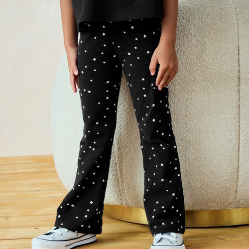 Mädchen Flared Leggings mit funkelndem Sternenmotiv Drune