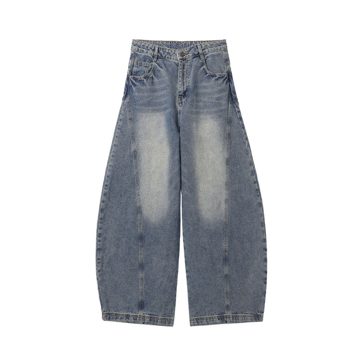 Damen Übergroße Jeans-Hosen Drune