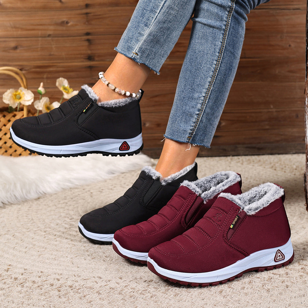 Damen Bequeme Winter-Sneaker mit kuscheligem Futter Drune